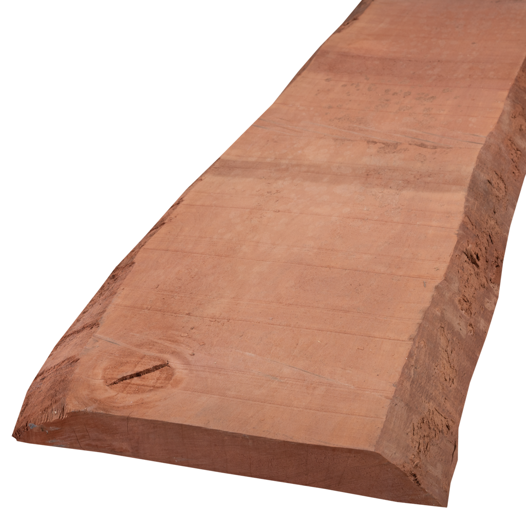 Planches Charcuterie avec chant d'arbre | Poirier étuvé | otro 8-10% | épaisseur : env. 20-30 mm | longueur : env. 80-110 cm | largeur : env. 15-30cm