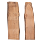 Planches Charcuterie avec chant d'arbre | Orme étuvé | otro 8-10% | épaisseur : env. 20-30 mm | longueur : env. 80-110 cm | largeur : env. 15-30cm