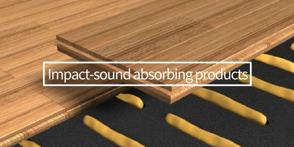 Impact-sound absorbing products