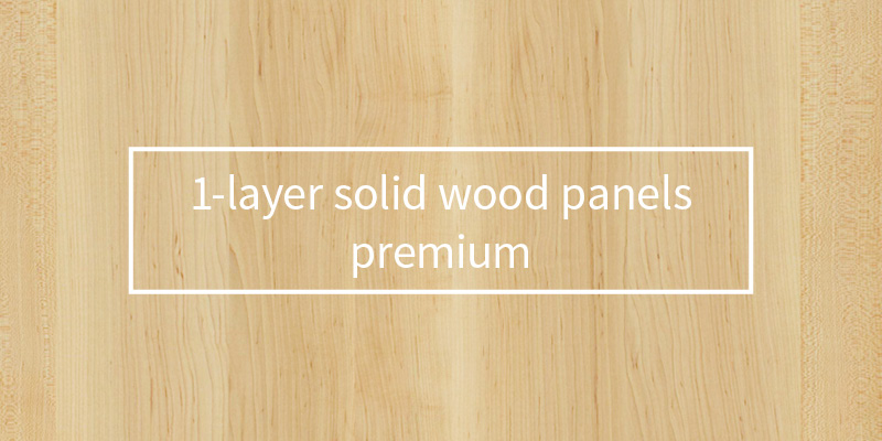 1-layer solid wood panels premium