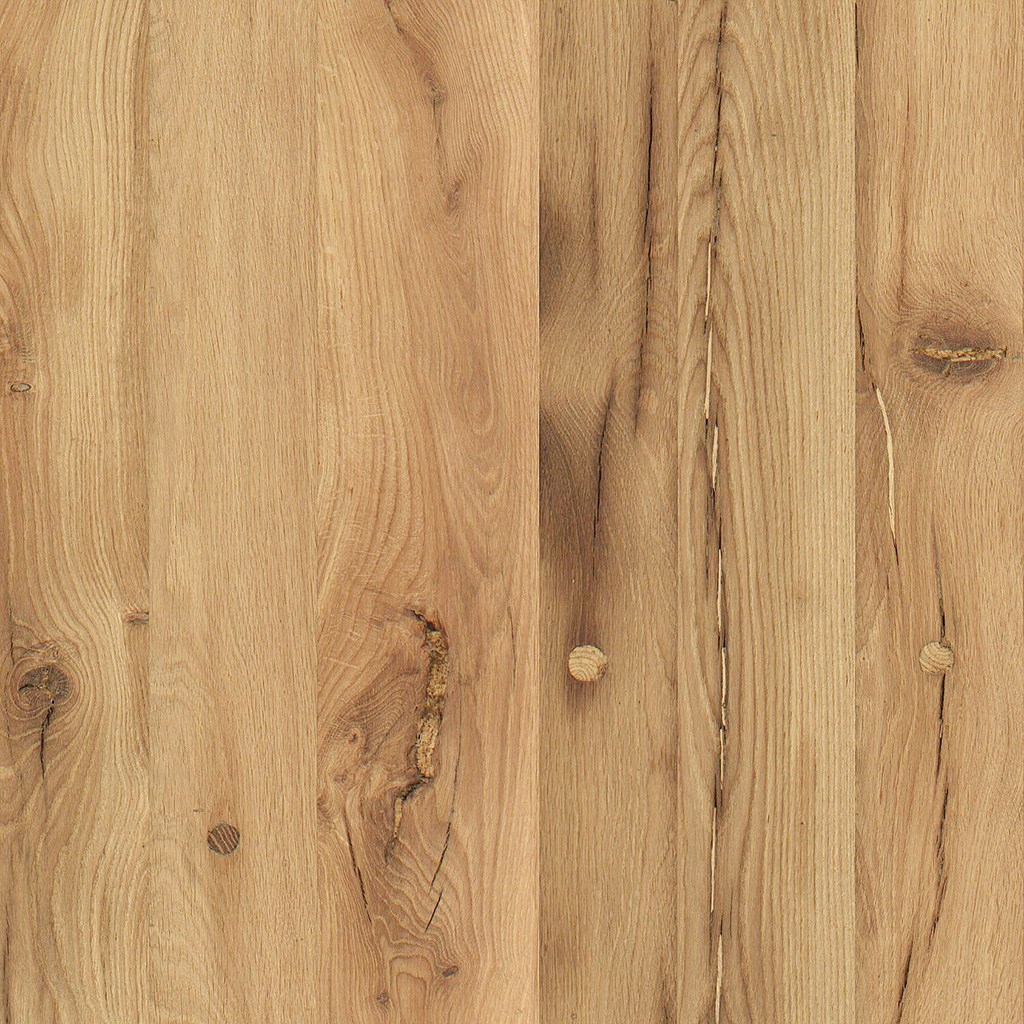 Sawn Veneer Old Wood Type 2E Oak, brushed, planed