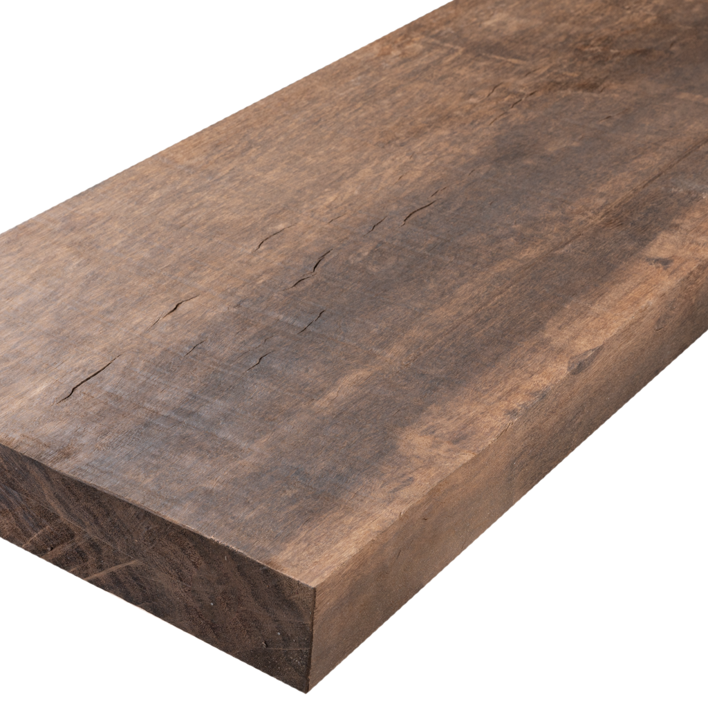 Schnittholz besäumt Eukalyptus geräuchert 52 mm