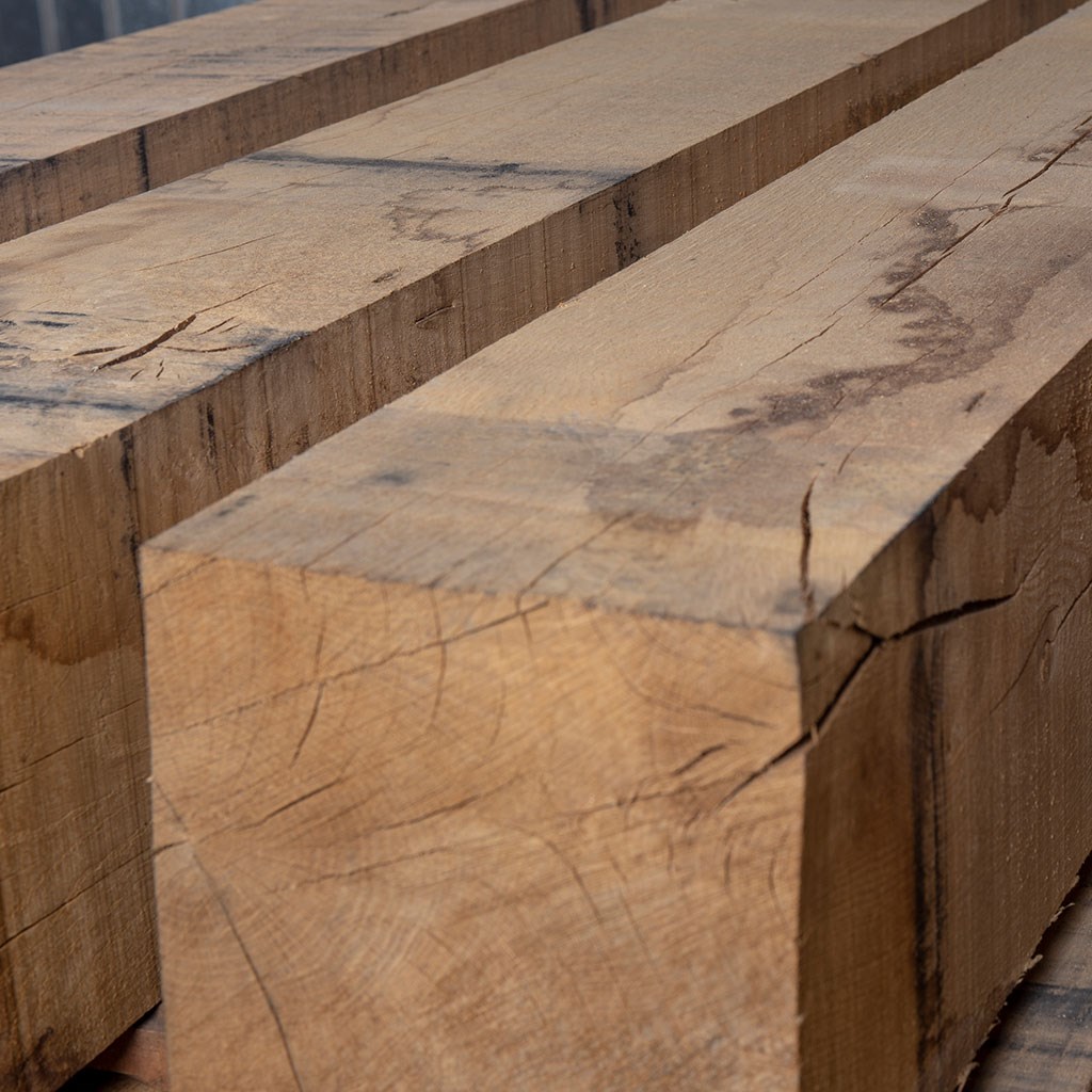 Timber Beams European Oak sawn 150 x 150 mm