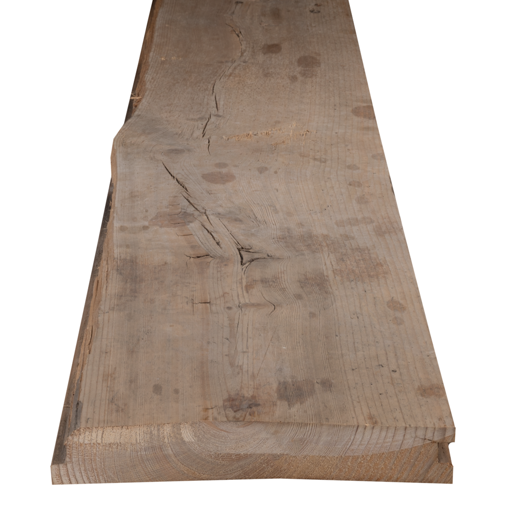 Reclaimed Flooring Boards Spruce/Fir/Pine type 4B | untreated, cleaned, nails pulled out | 20-30 mm