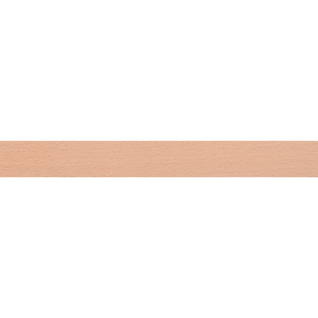 Bordi Faggio evaporato | 1 strato con telo | circa 0.5 x 24 mm