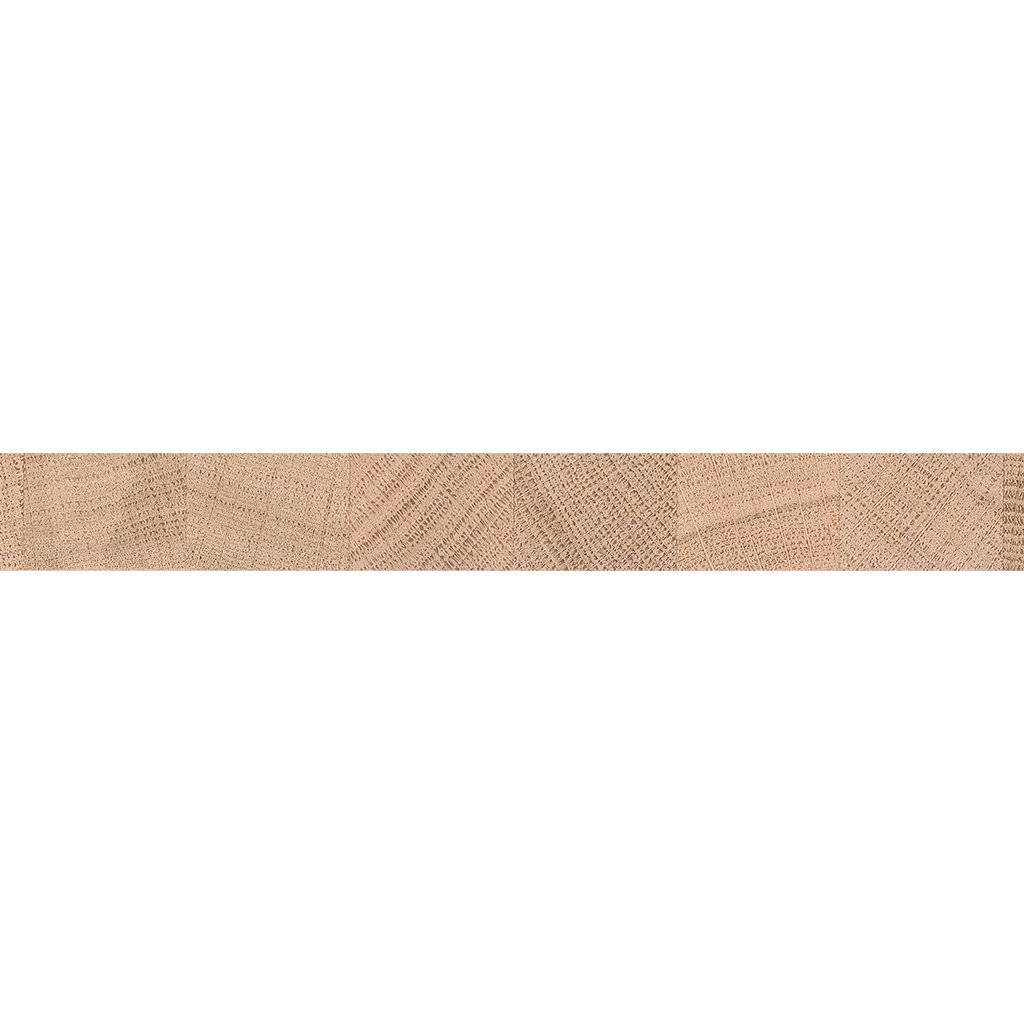 Edgebanding European Oak end-grain | 1-layer backfleeced | with protective film