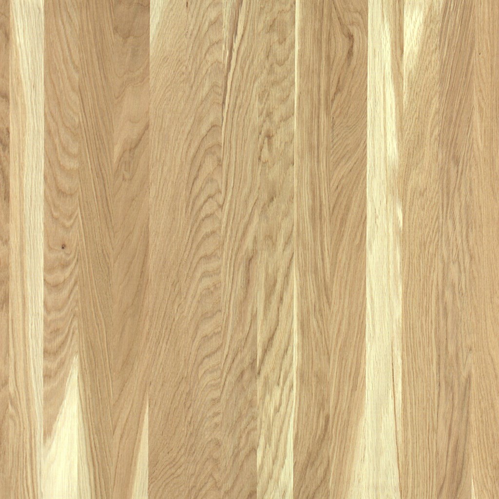 1-layer solid wood panel European Oak | made to order | continuous lamellas