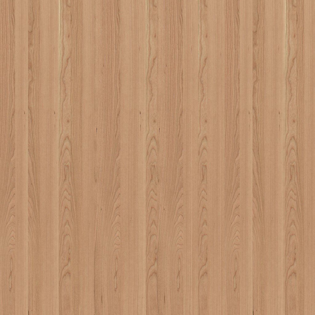 1-layer solid wood panel Black Cherry | made to order | continuous lamellas