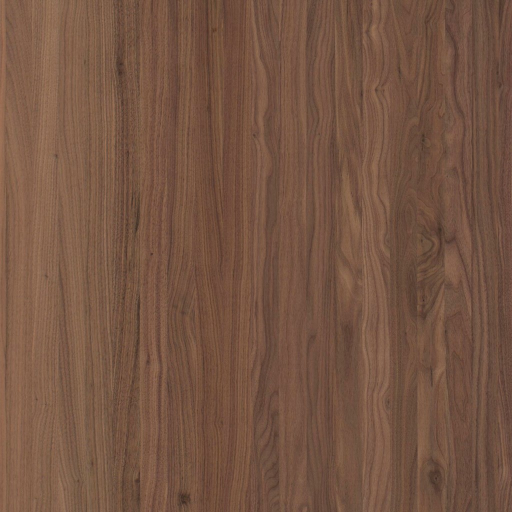1-layer solid wood panel Black Walnut | made to order | continuous lamellas