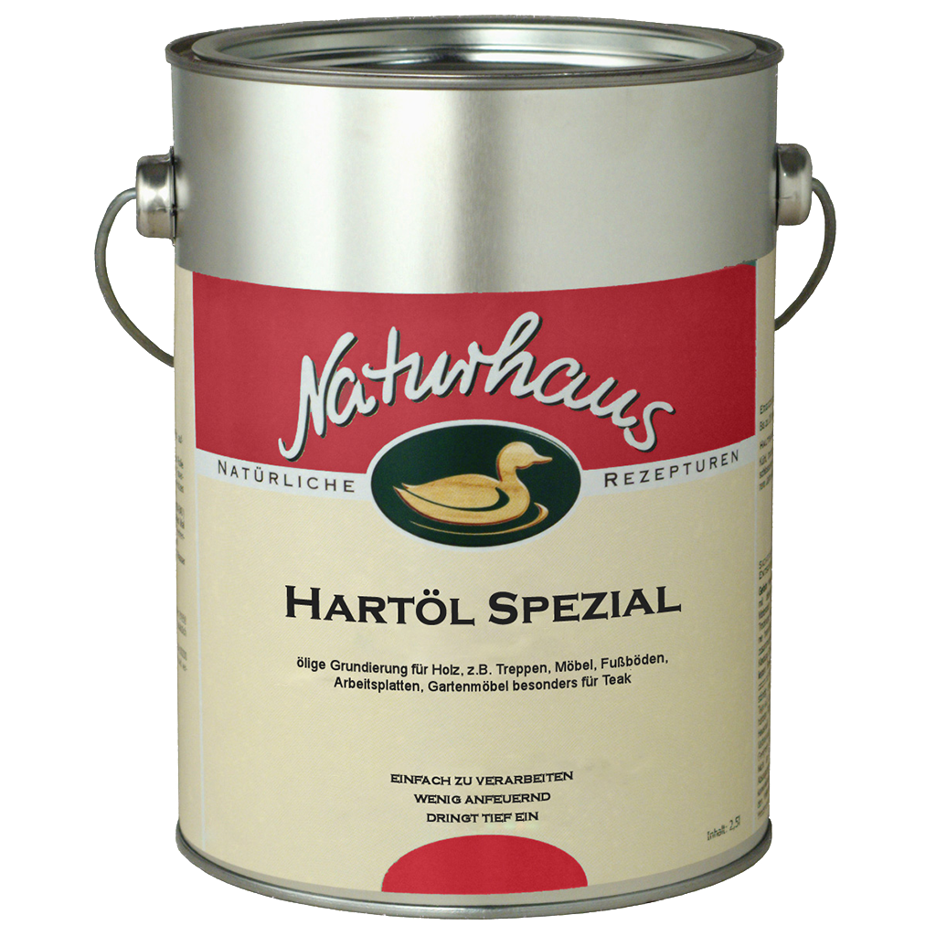 NATURHAUS Hartöl spezial natur 2.5 l Grundierung für stark beanspruchte Oberflächen