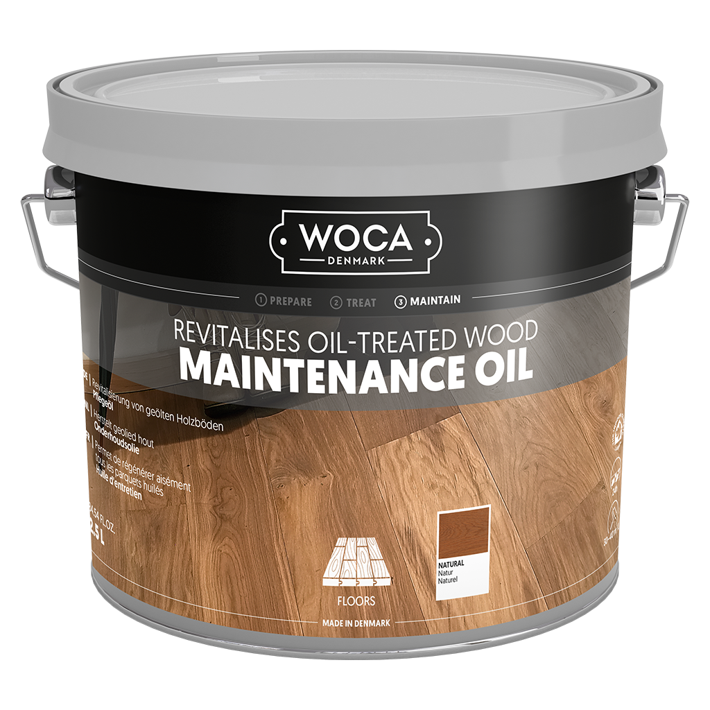WOCA Pflegeöl natur 2.5 l Pflege und Auffrischung von Holzböden
