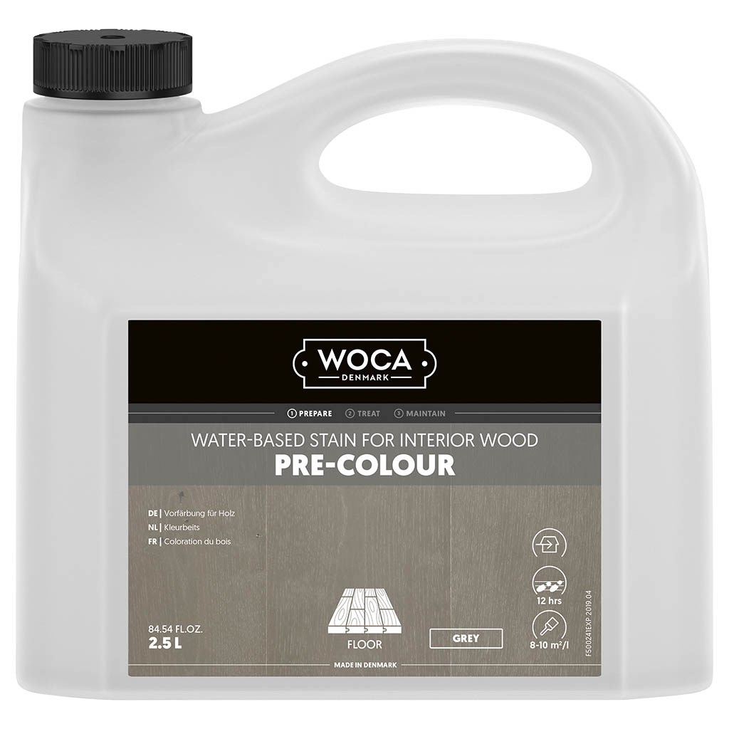 WOCA Pre-Colour grau 2.5 l wasserbasierte Beize zur Vorbehandlung von Holz