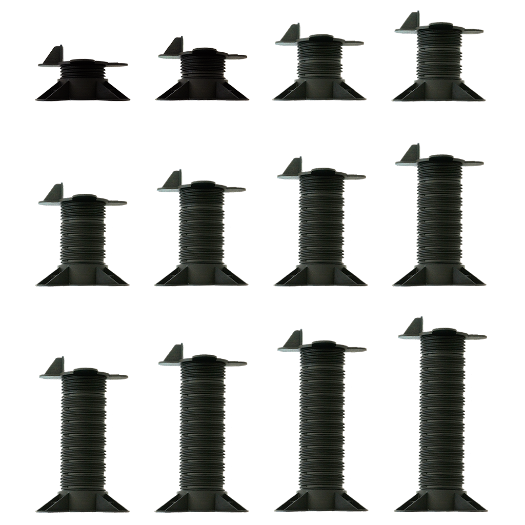 LIFTO | adjustable pedestal 35-55 mm | PU 10 pcs. | PP polypropylene recycled