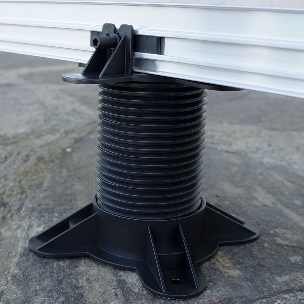 LIFTO Terrassenfuss 35 - 55 mm | VPE 30 Stk. | Kunststoff schwarz