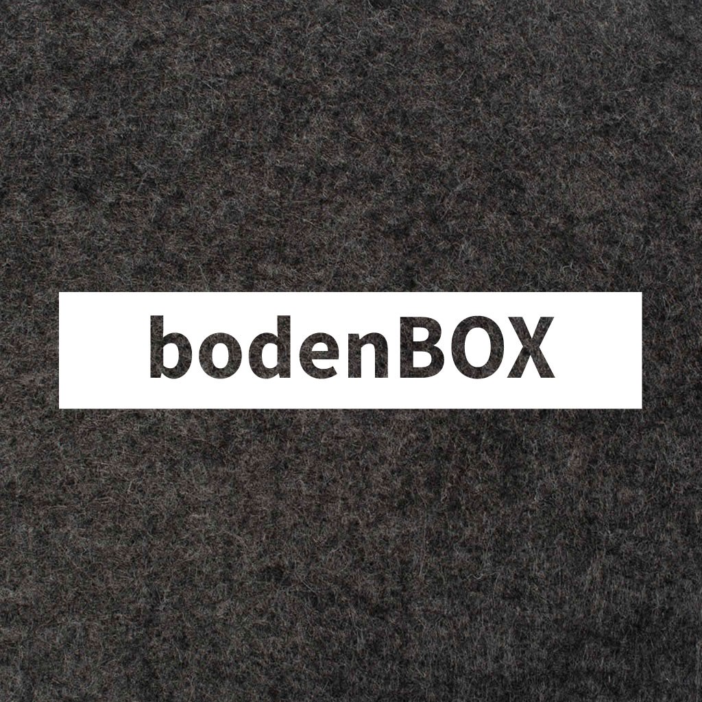 bodenBOX by Atlas Holz AG | Musterbox aus Filz mit 10 Mustern