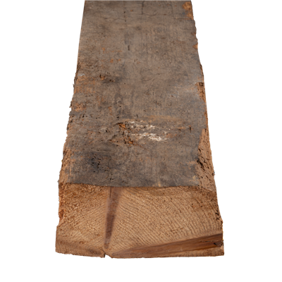 Vieux bois de blocs Epicéa/Sapin blanc original, brossé 100 mm+
