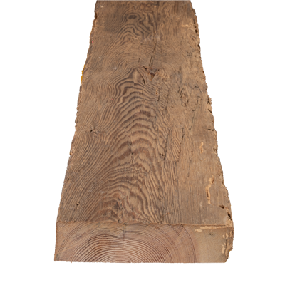 Chopped Beam Walls Spruce/Fir/Pine type 4A | orginal chopped, brushed, edged, planed | 45-55 mm