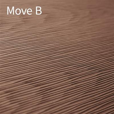 Panneau MDF B2/E1 Relief Move | Frêne blanc