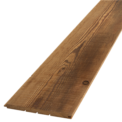 Wall panels PIZ BADILE Larch steamed band saw cut with water stains