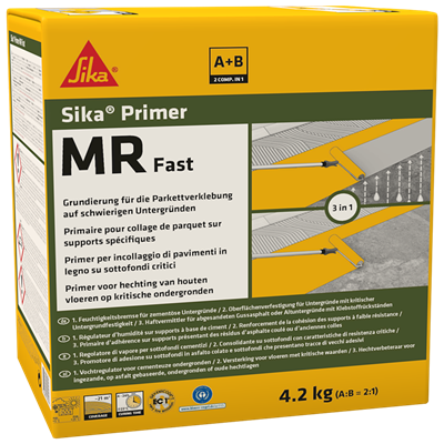 Sika® Primer MR Fast | Primaire bicomposant à base de résine époxy | 4.2 kg