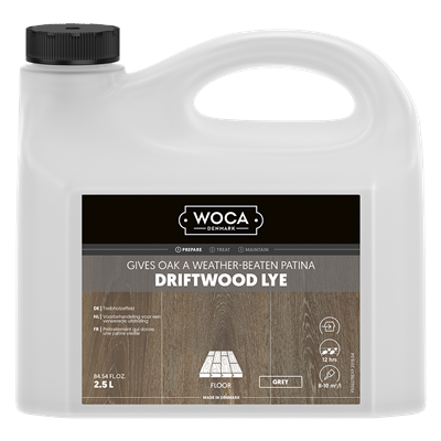 WOCA Treibholzlauge grau 2.5 l dauerhafte Aufhellung von unbehandeltem Holz