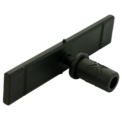 RELO A Unterkonstruktionsschienen-Adapter | VPE 40 Stk. | Kunststoff schwarz
