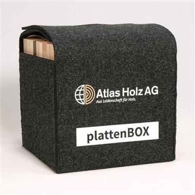 panneauxBOX [1] de Atlas Holz AG | en feutre avec 20 échantillons