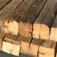 Poutres vieux bois Epicéa/Sapin blanc haché à main, brossé 150-200 mm