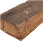 Vieux bois de blocs Epicéa/Sapin blanc original, nettoyé 100 mm+