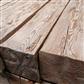 Timber Beams Spruce steamed maschine-chopped, brushed 5000 x 150 x 150 mm