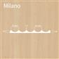 Panel MDF B2/E1 Relief Fresati MILANO | Birch | milled