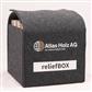 reliefBOX de Atlas Holz AG | en feutre avec 28 échantillons de Relief Fresati et Move